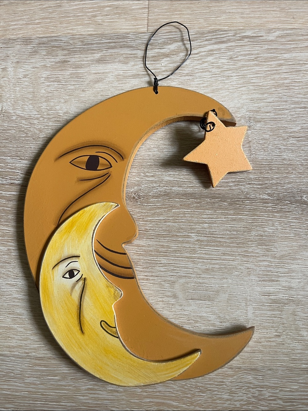 Celestial Moons Wall Decor Distressed